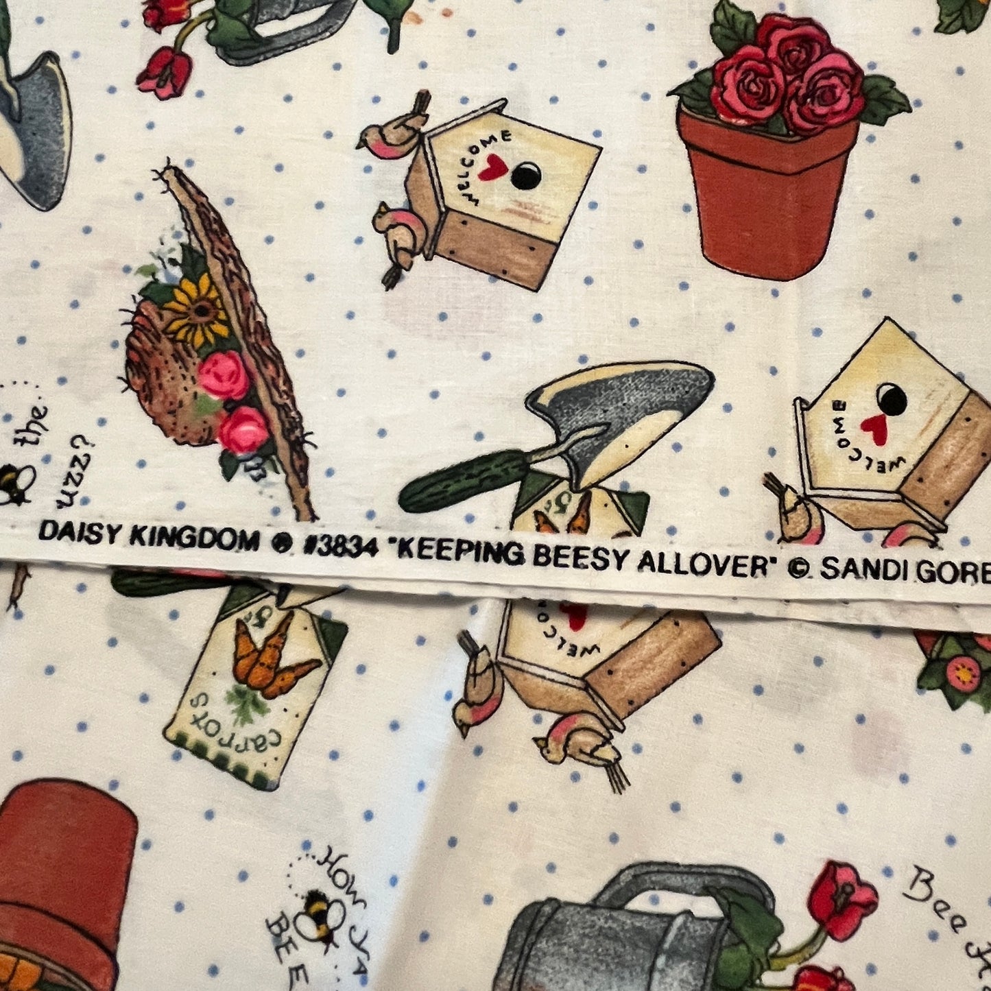 1 Yard 5 Inches Cotton, Vintage