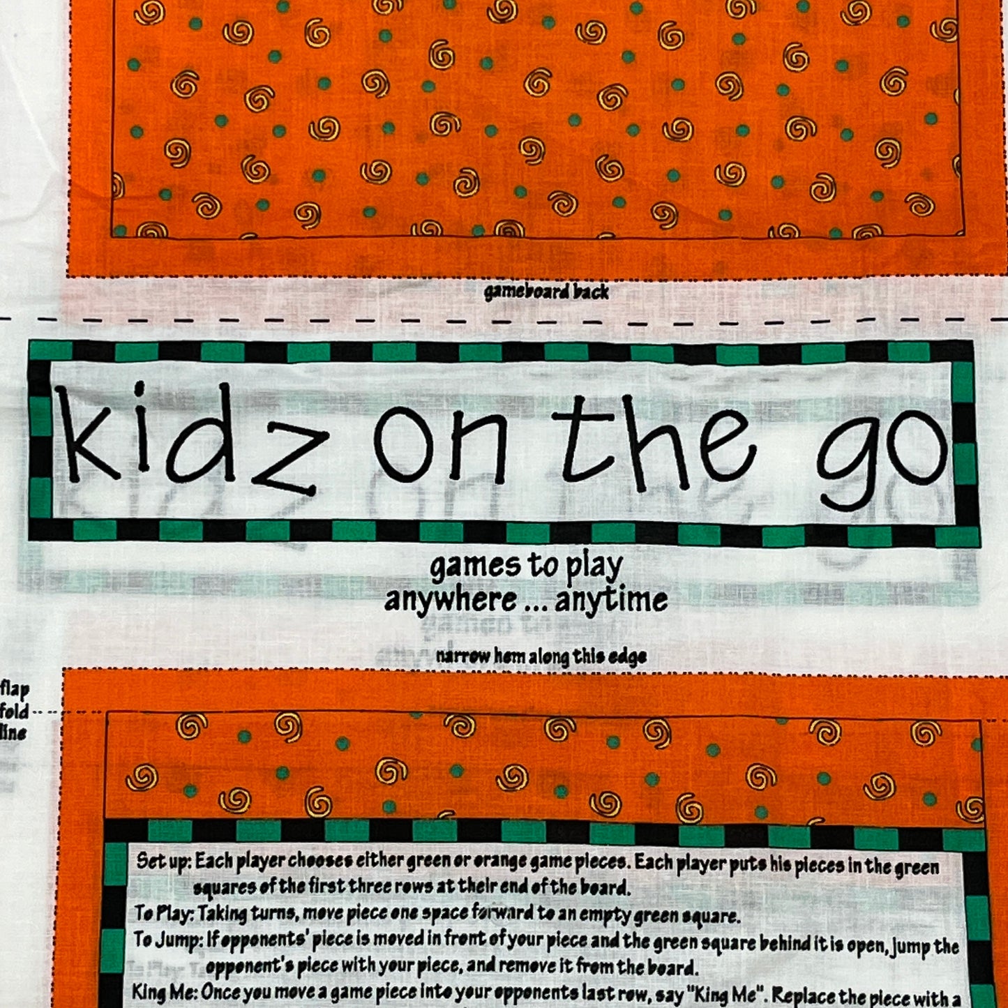 Kidz On The Go Fabric Panel
