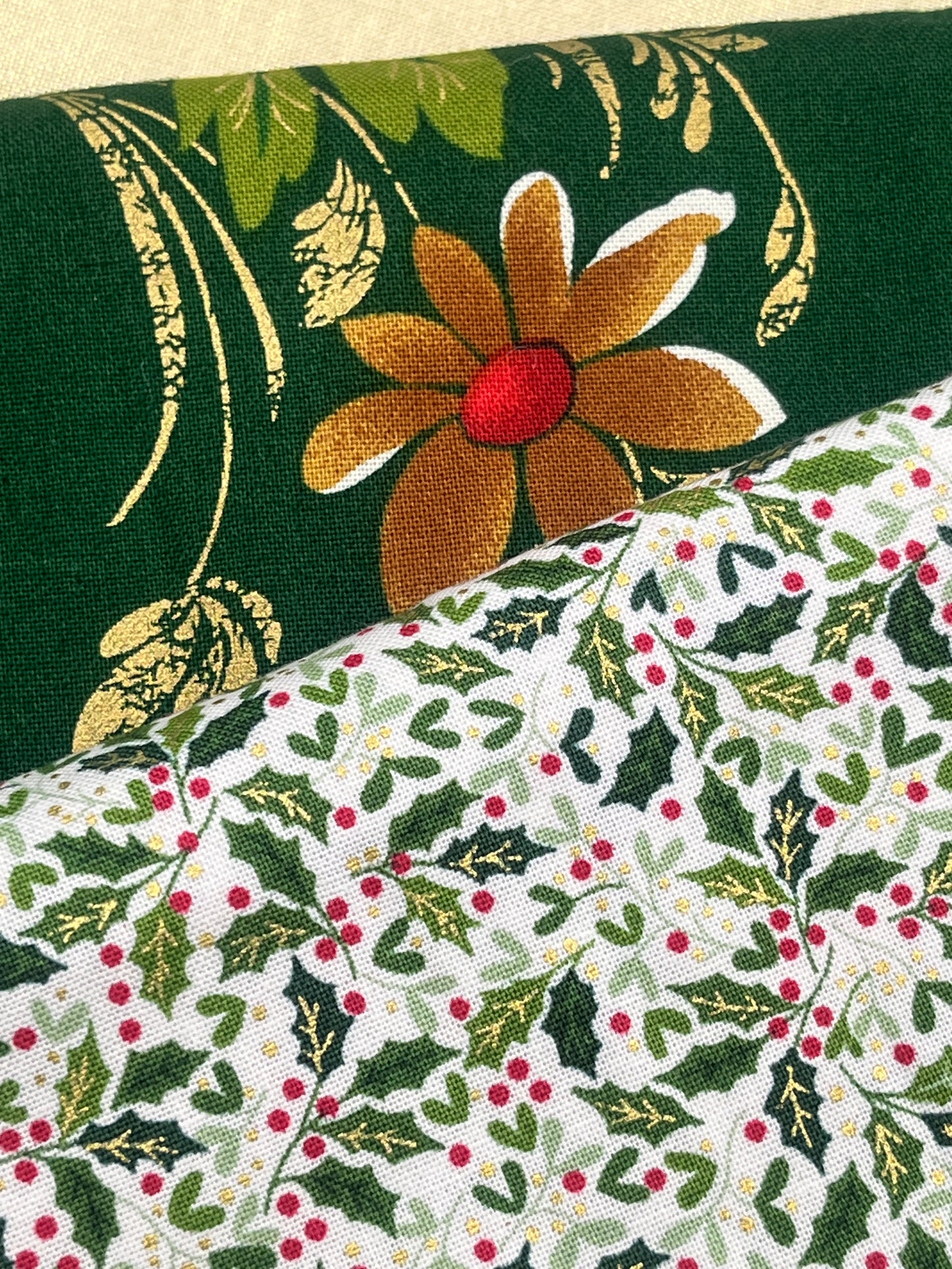 Holiday Metallic Cotton Bundle, 5 Pieces