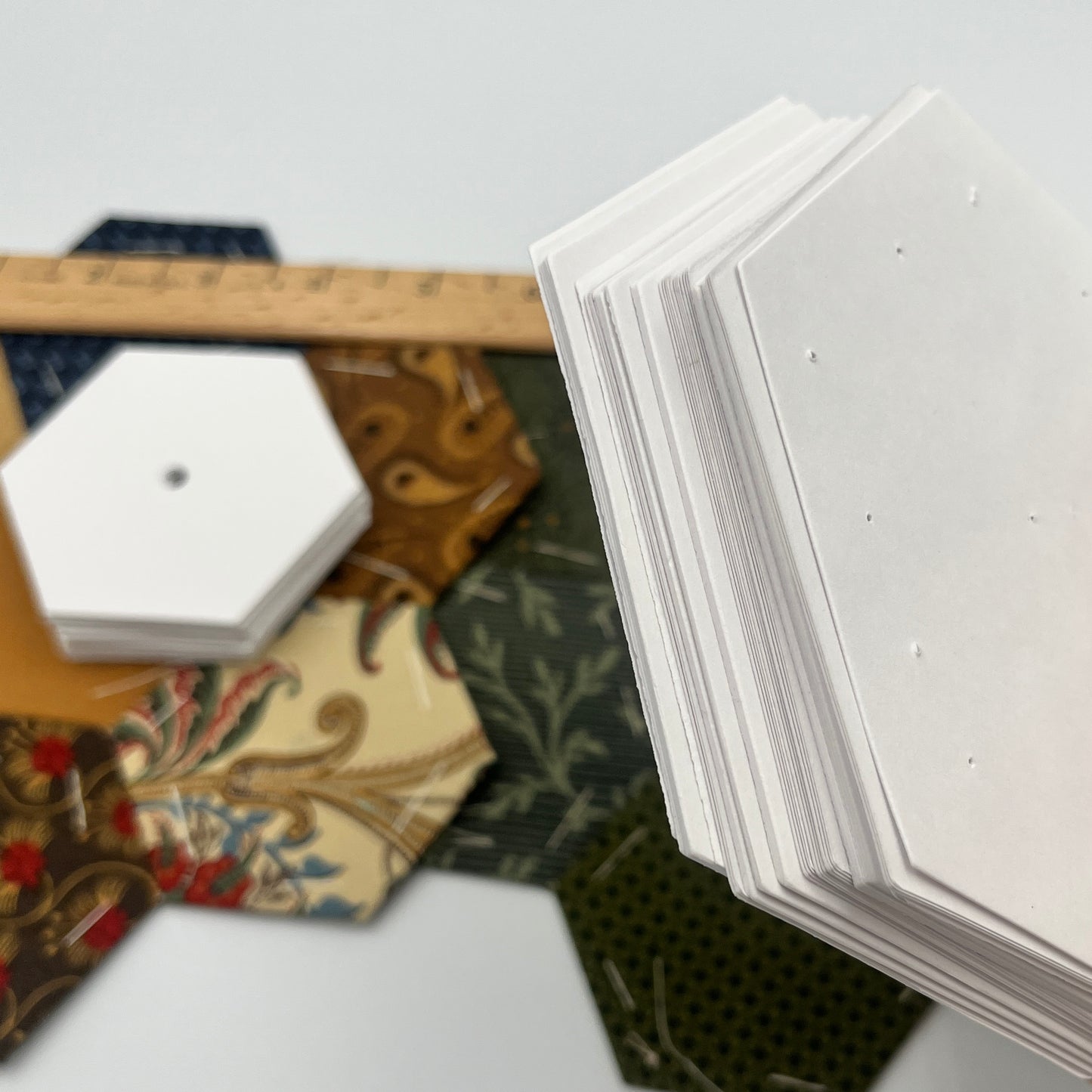 Hex Quilt Scrap and Template Bundle