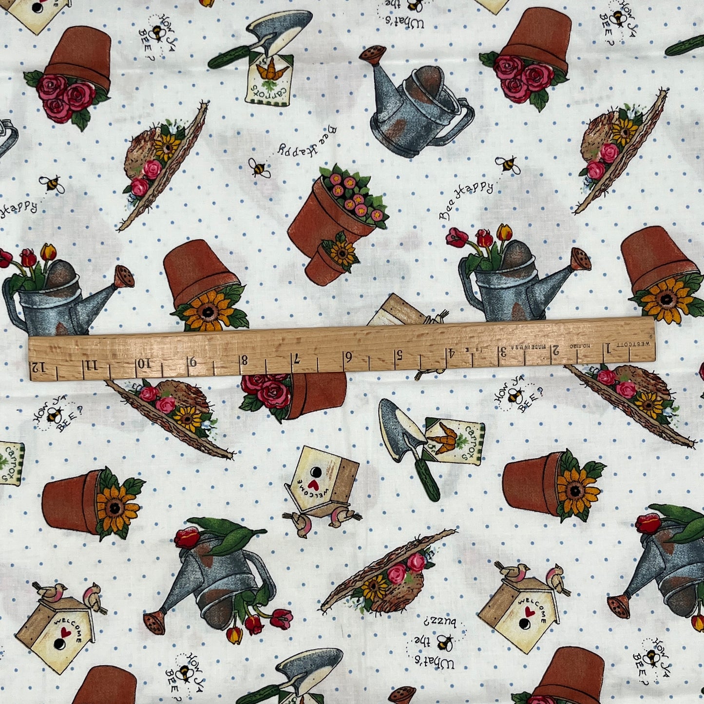 1 Yard 5 Inches Cotton, Vintage