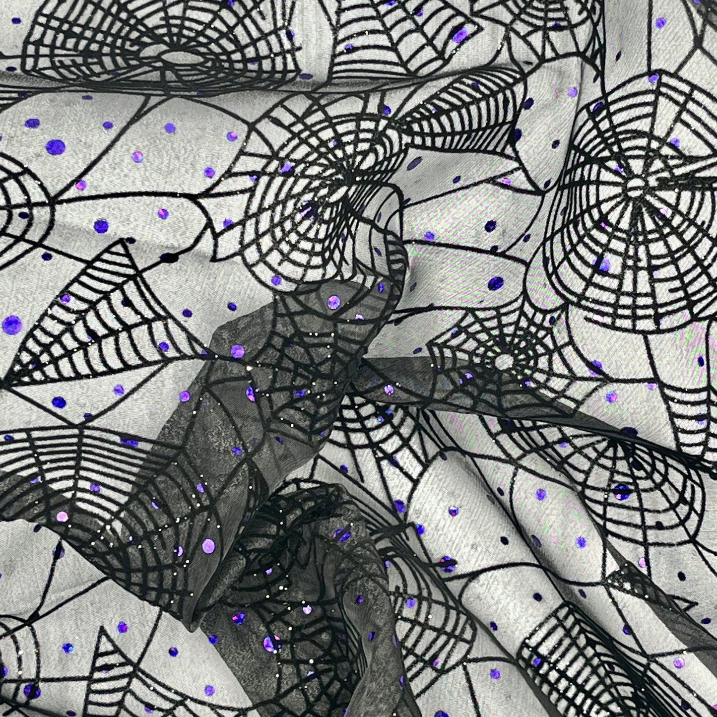 1 1/3 Yard Spiderweb Sparkle Organza