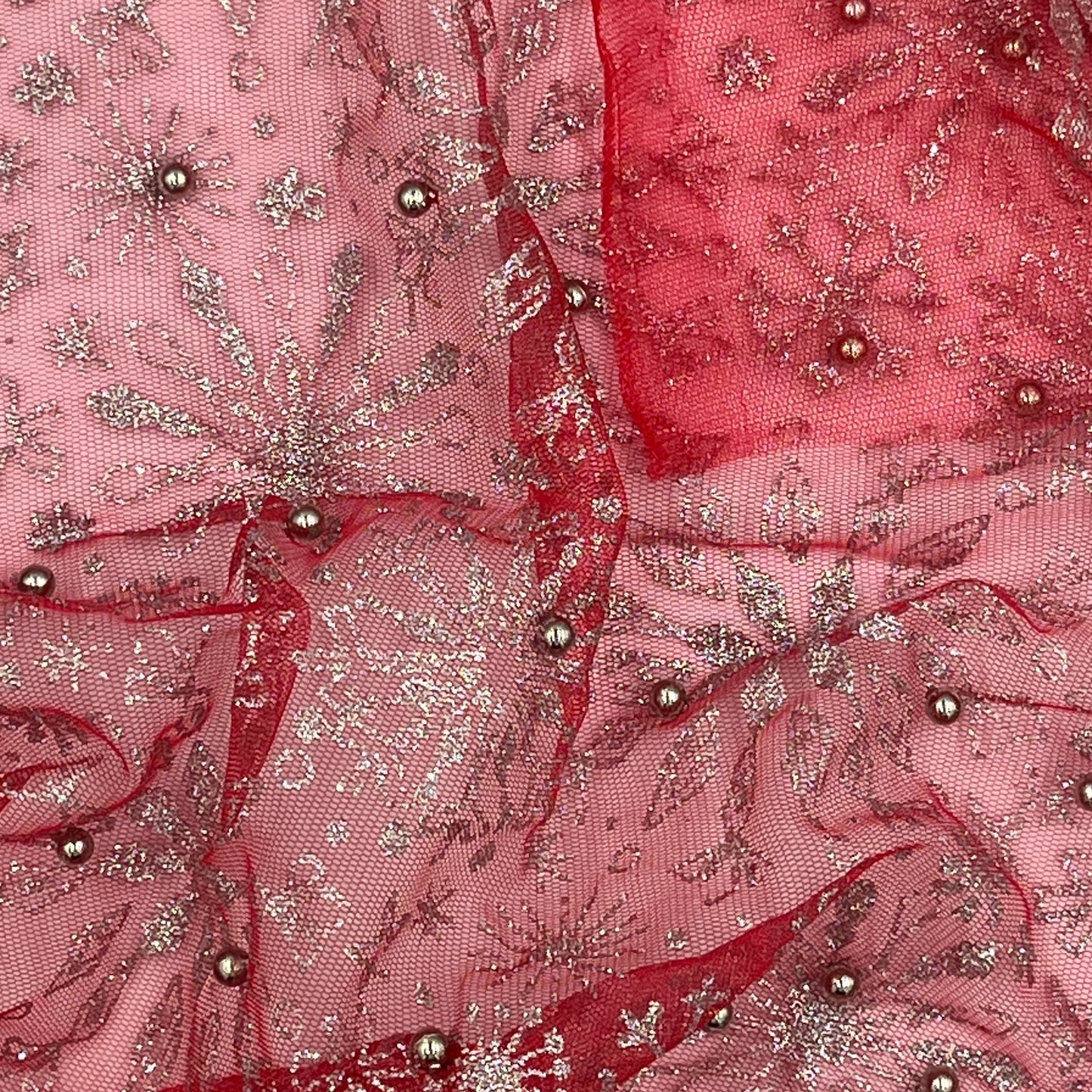 1 1/2 Yards Sparkle & Beaded Tulle