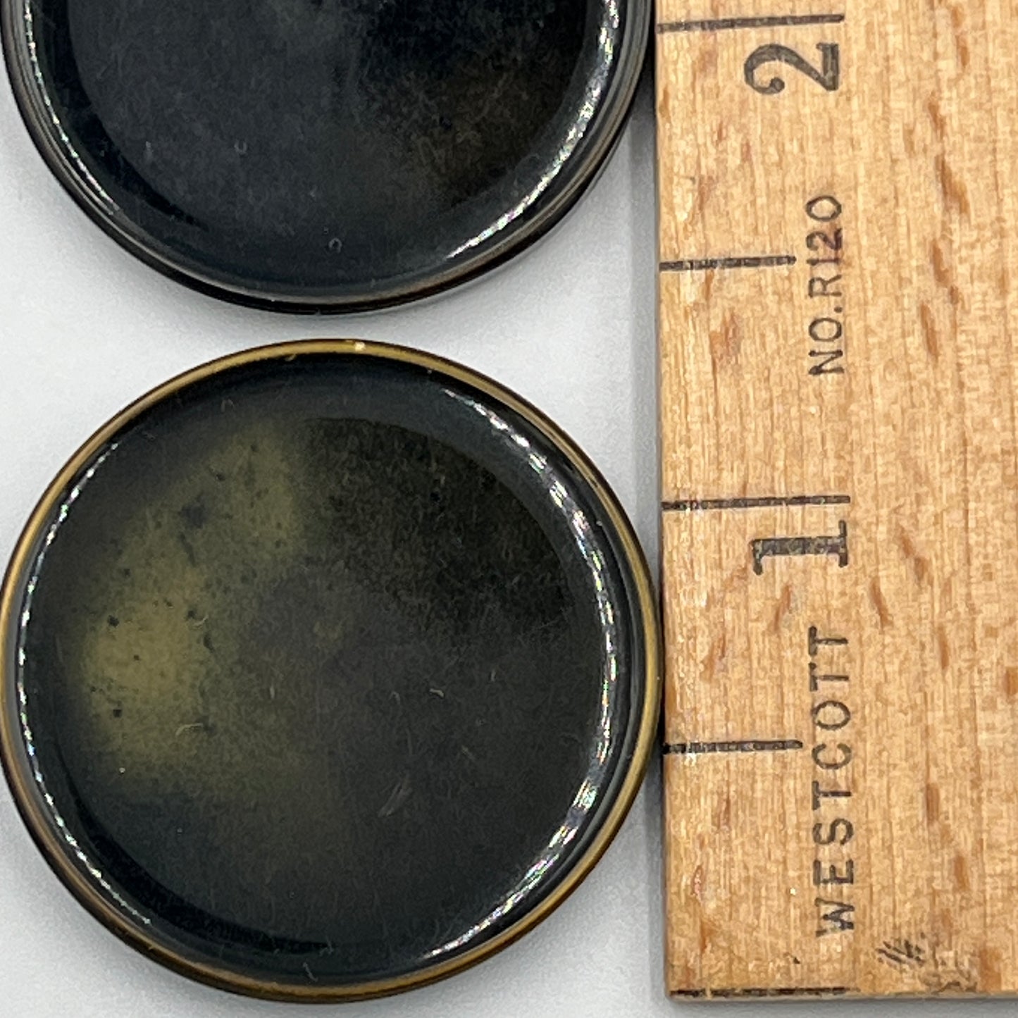 Three 1.25 Inch Vintage Buttons