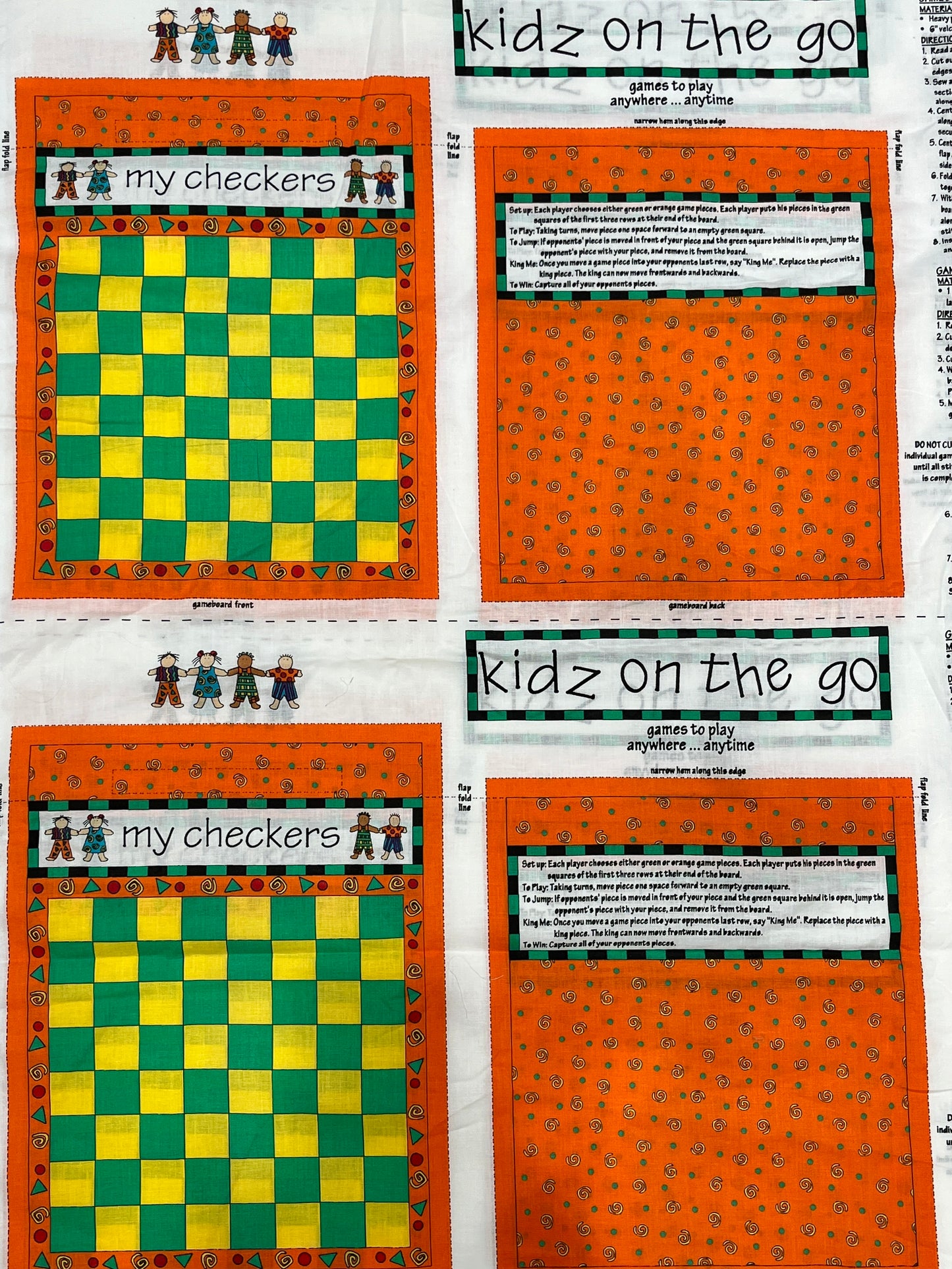 Kidz On The Go Fabric Panel
