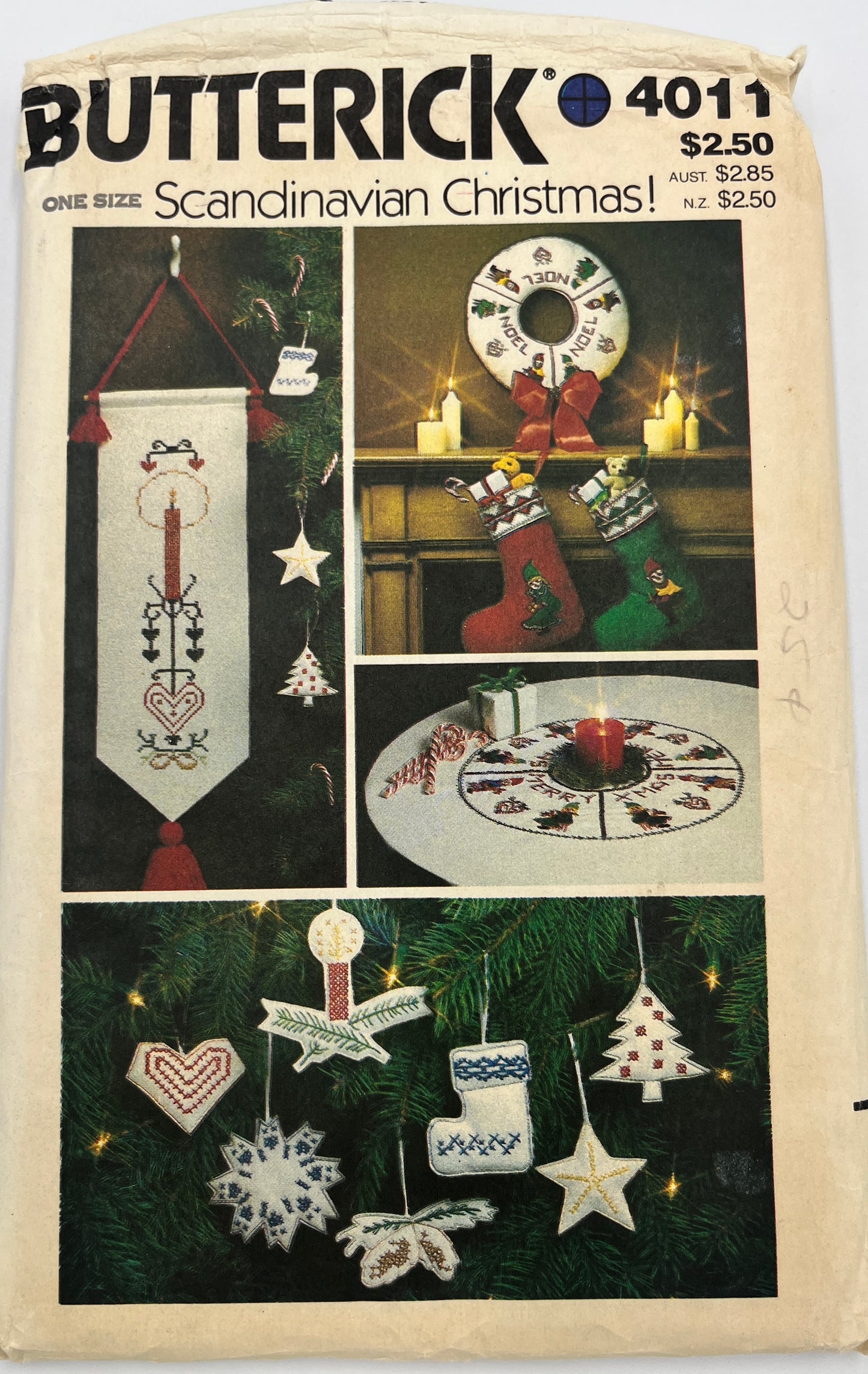 Butterick 4011 Uncut Pattern with Embroidery Transfers