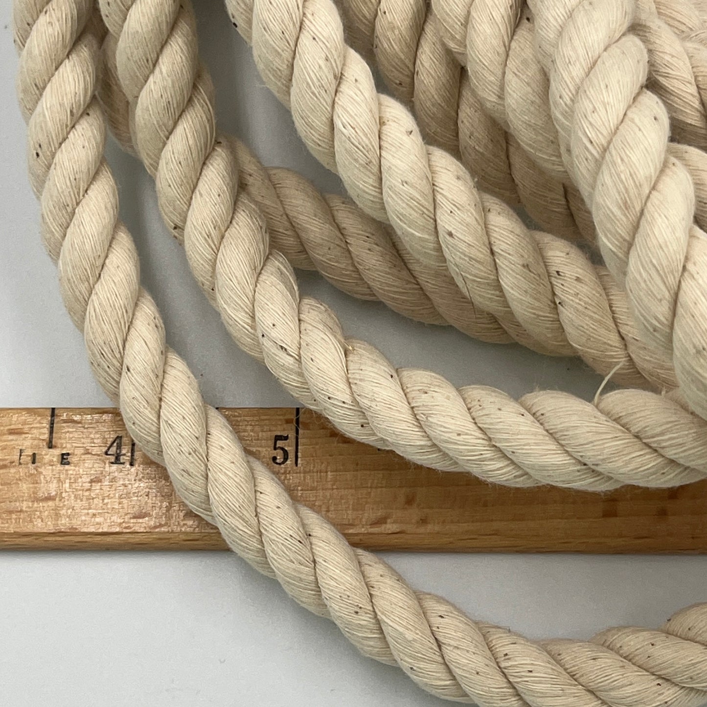 10 Yards Natural Cotton Macramé Rope, 1/2” Thickness