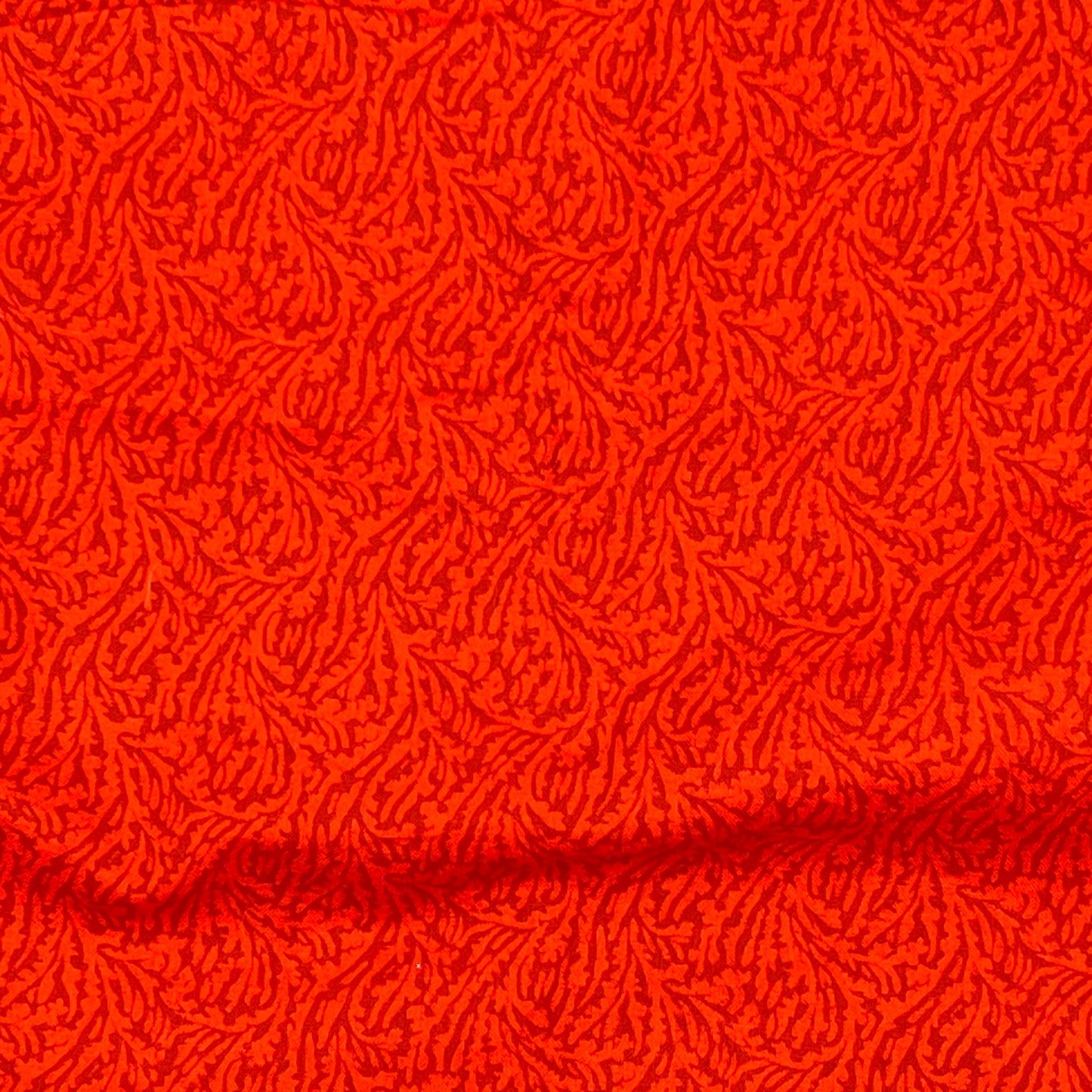 2/3 Yard Red Leaf Quilting Cotton