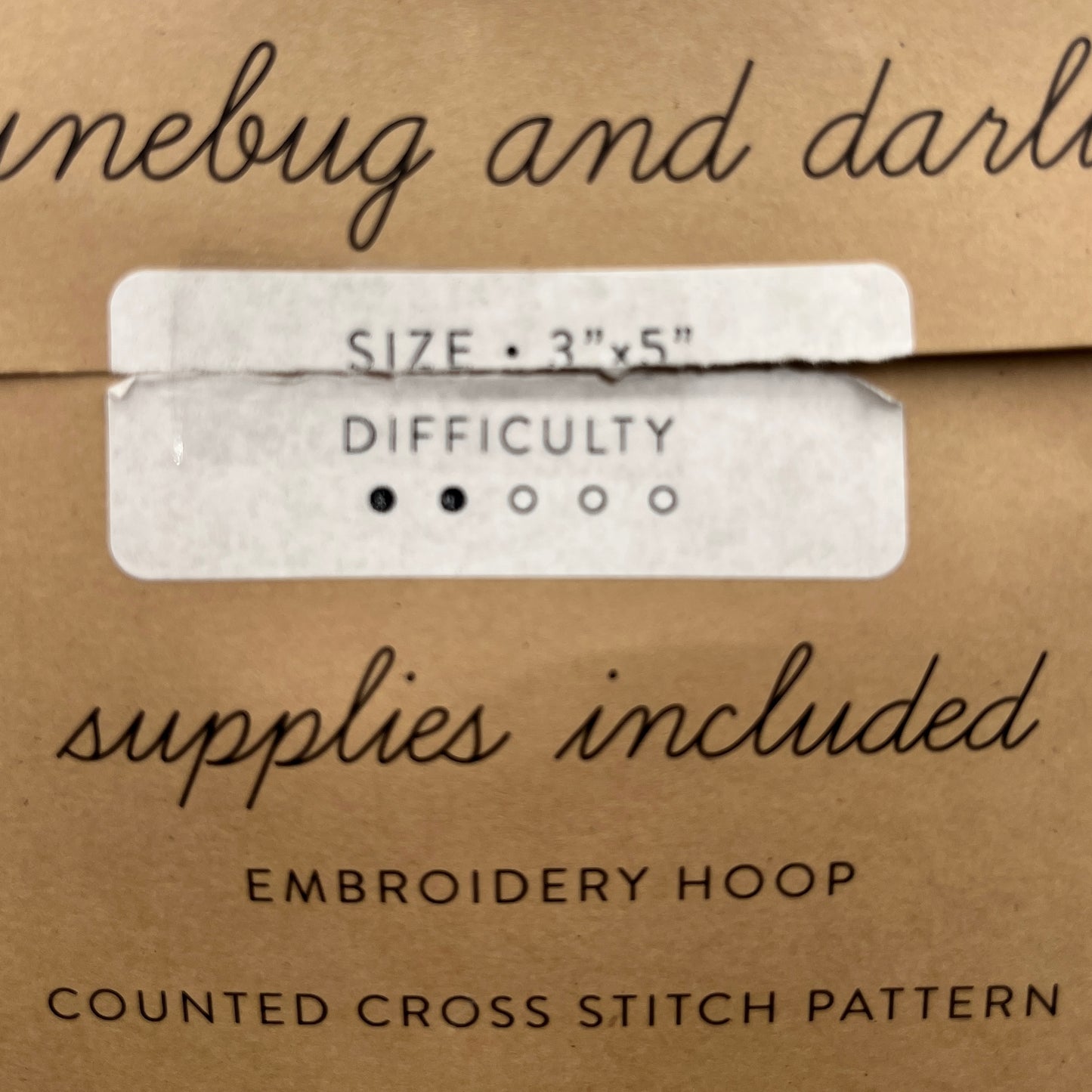 Junebug and Darlin Cross Stitch Kit