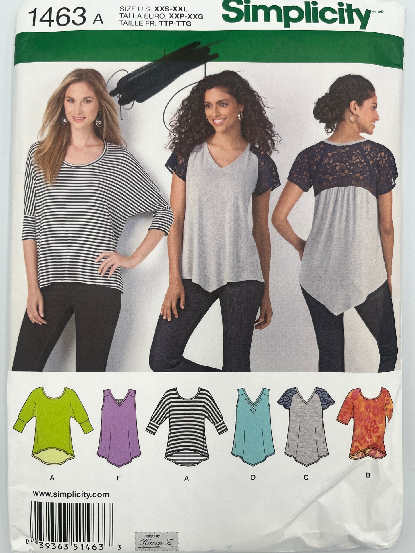 Simplicity 1463 Uncut Pattern, Plus