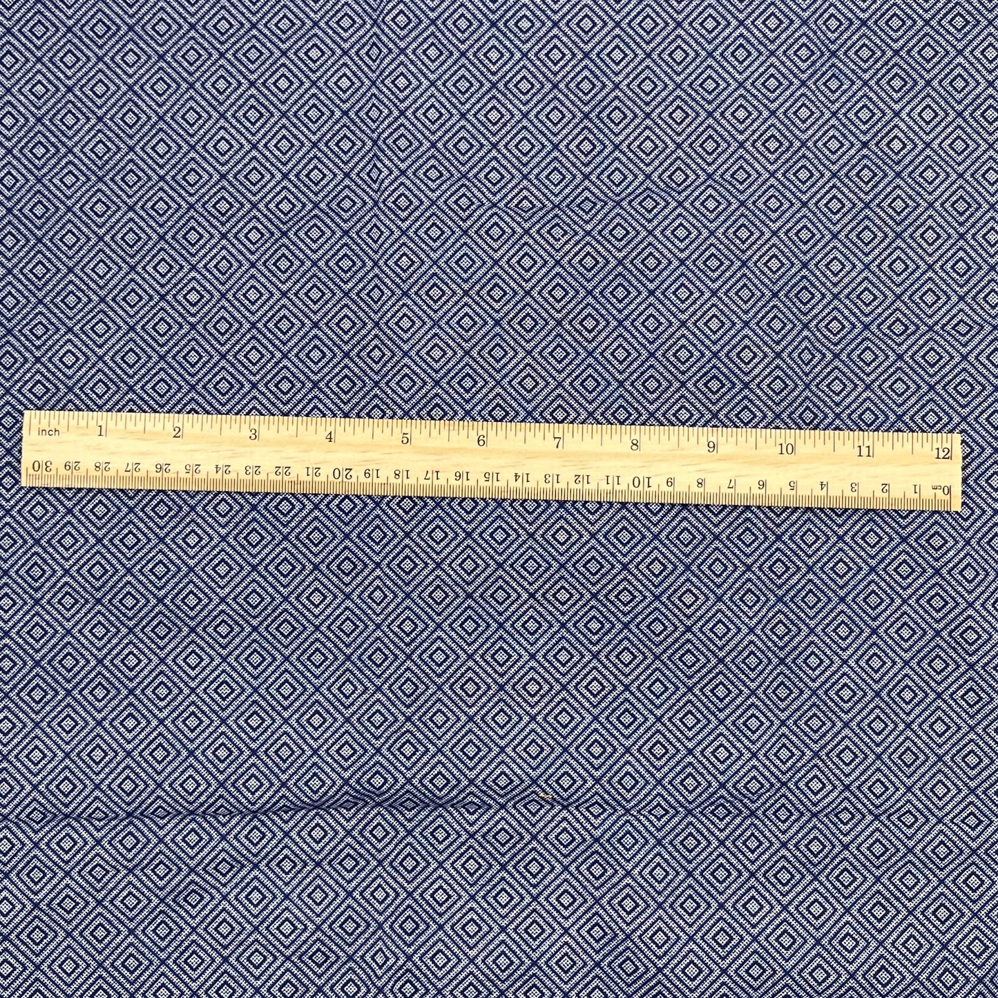 1 Yard Geometric Blue, Quilting Cotton
