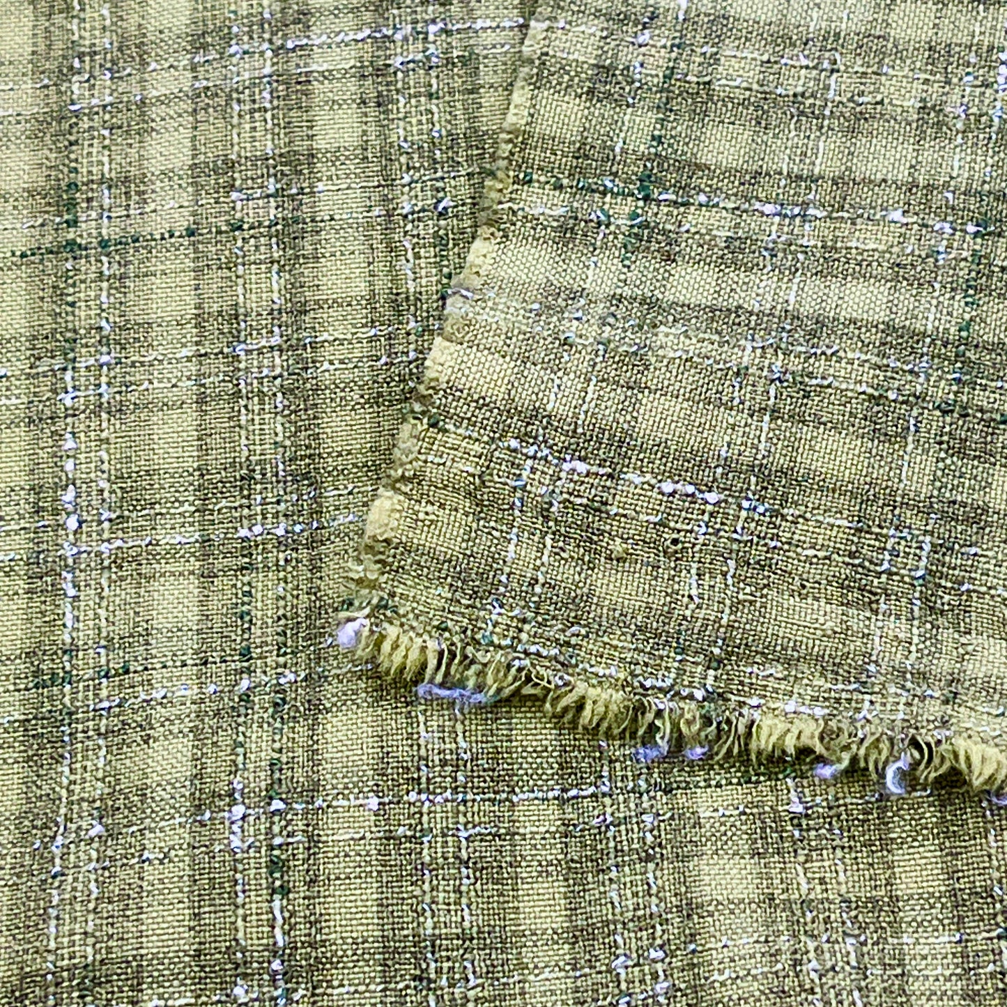 2 2/3 Yard Cotton Blend (minus 5x35 inches in one corner)