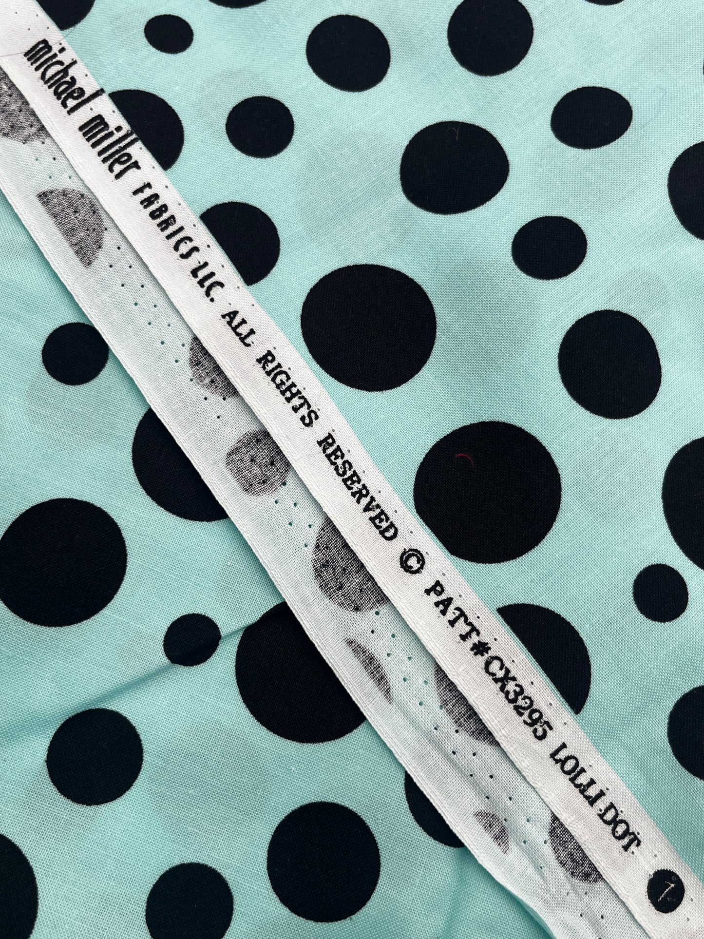 2 Yards "Lolli Dot" Michael Miller, Premium Quilting Cotton