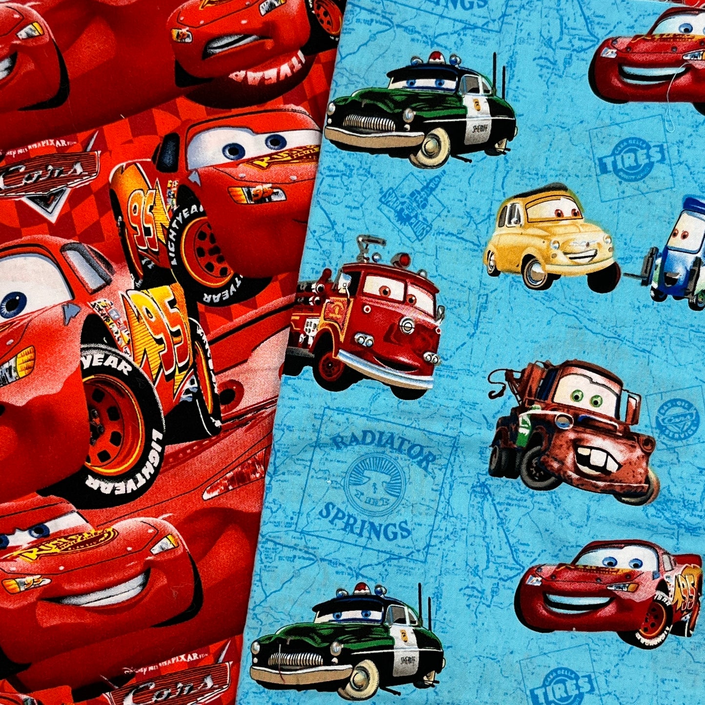 Disney Cars Premium Cotton Lot (1/3 & 1/2 Yard)