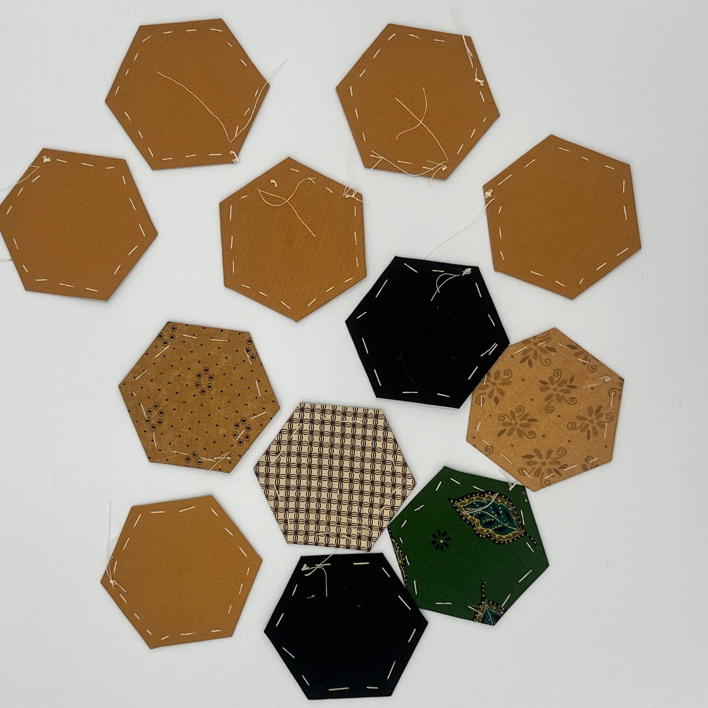 Hex Quilt Scrap and Template Bundle