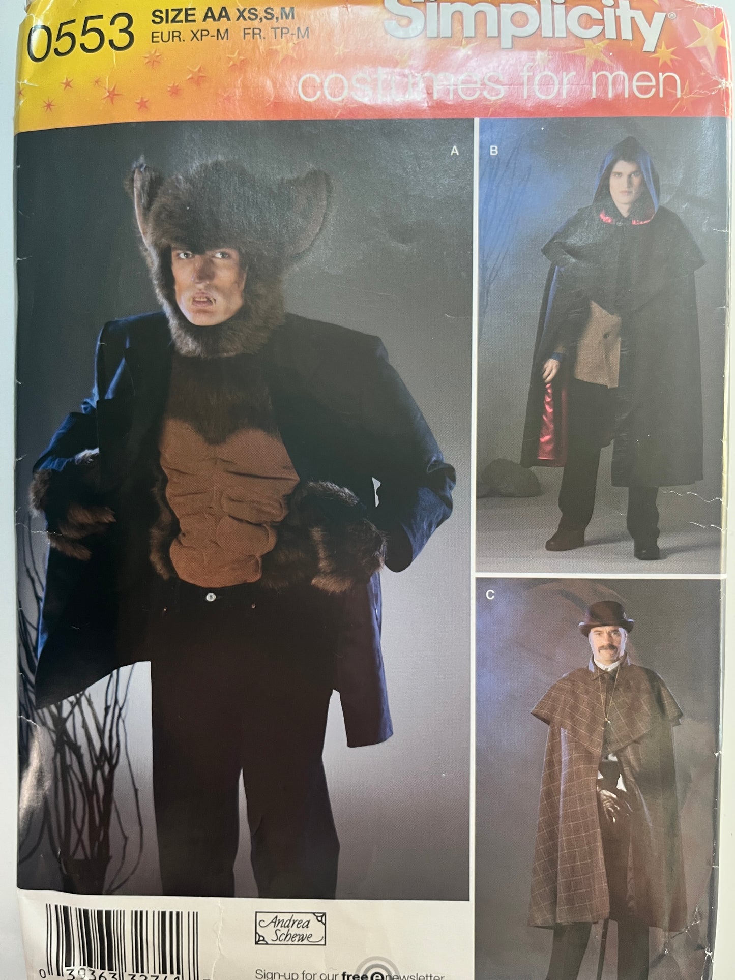 Simplicity 0553 Uncut Pattern