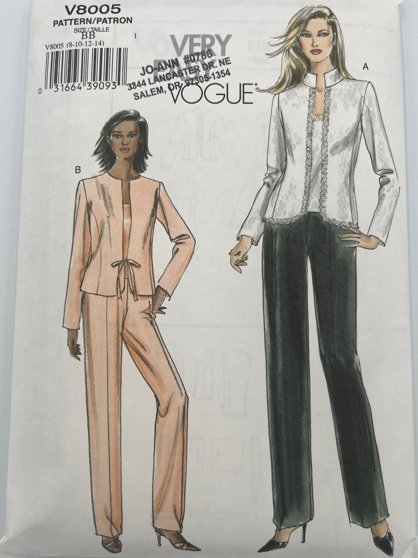 Vogue 8005 Pattern