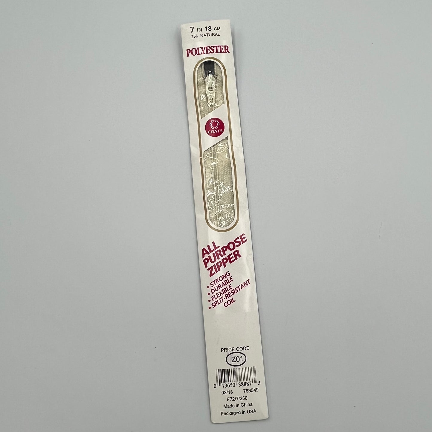 Zipper 7 inch
