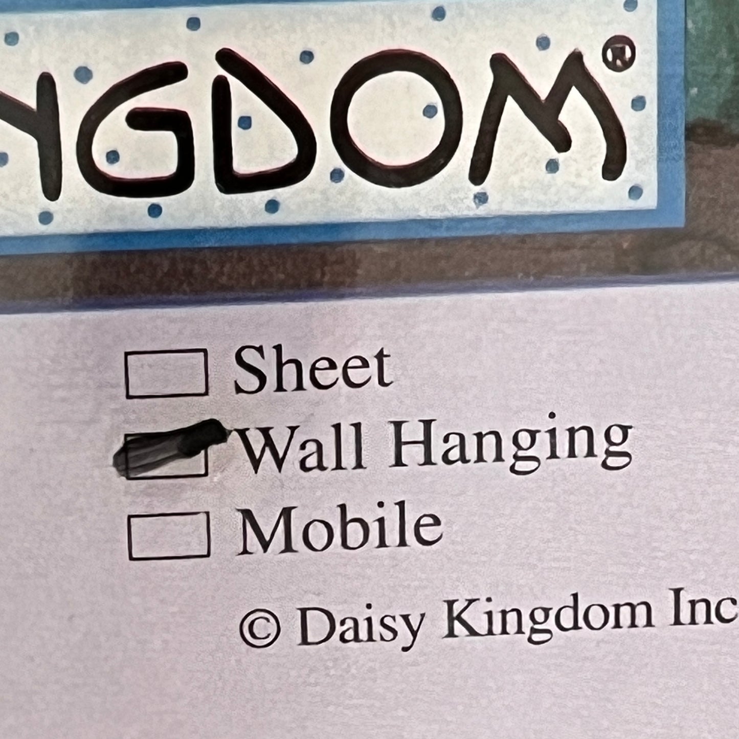 Daisy Kingdom Wall Hanging Panel