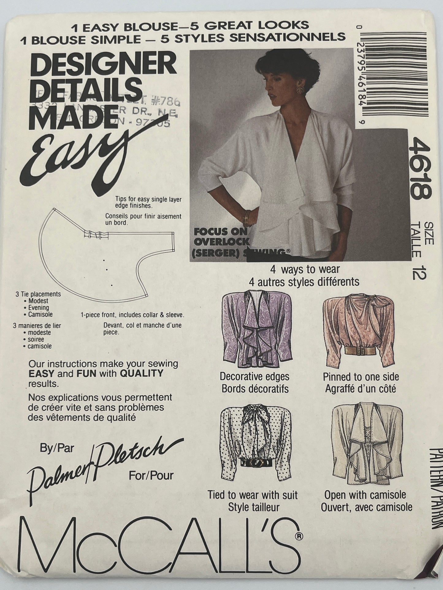 McCall's 4618 Pattern