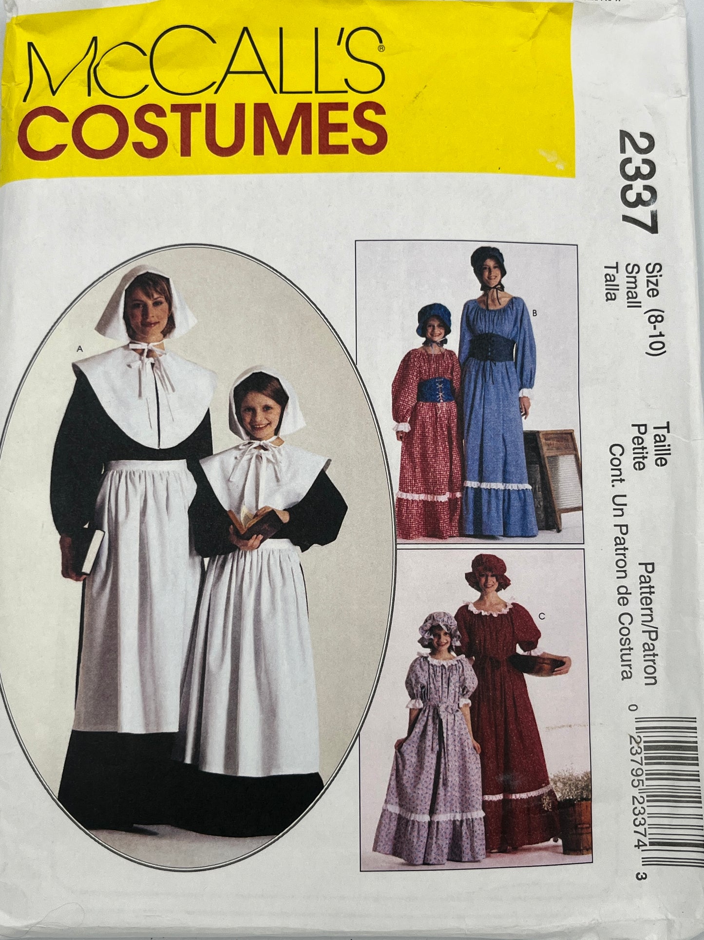 McCall's 2337 Costumes Uncut Pattern