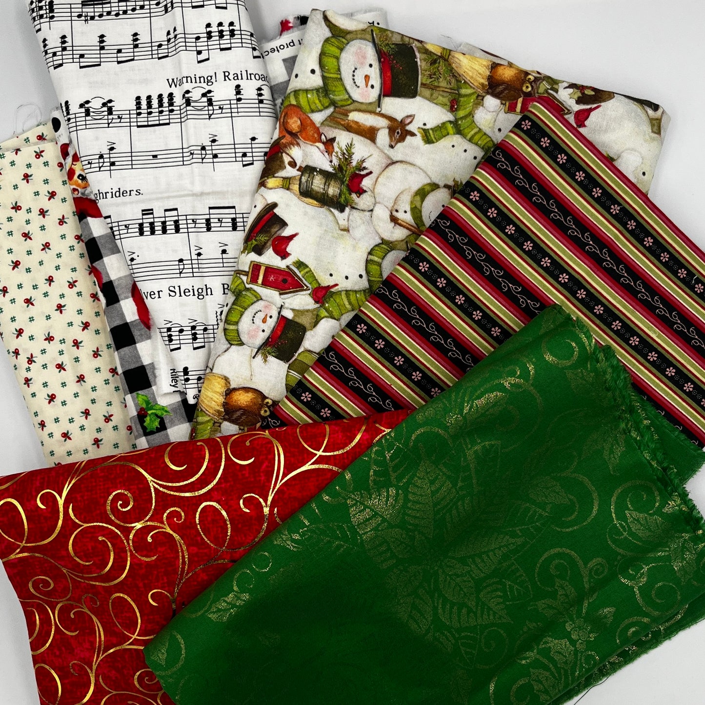 BIG Christmas Lot, 6+ Yards Premium Quilting Cotton