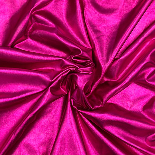 2(plus) Yards Hot Pink Stretch Lamé – Metallic Fuchsia