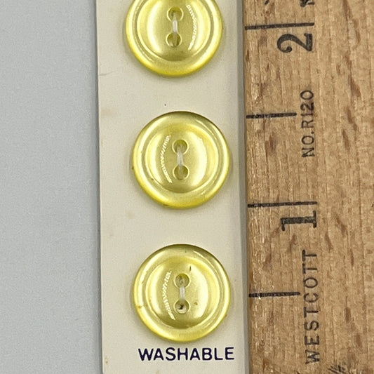 Six, 9/16 Inch Vintage Buttons