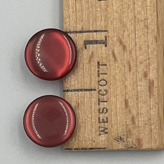 Two, 1/2 Inch Buttons, Vintage