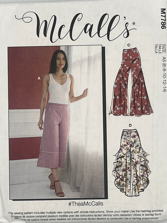 McCall's 7786 Uncut Pattern
