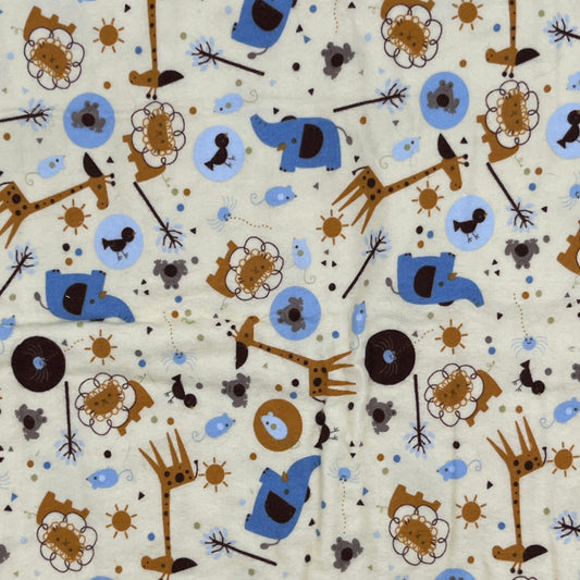 1 Yard "In the Wild" Cotton Flannel