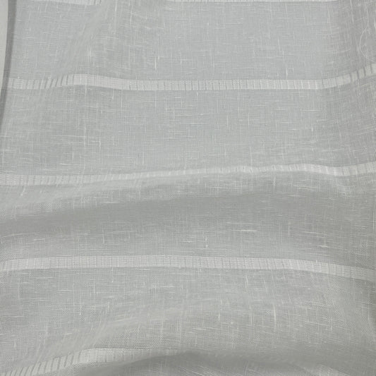 WIDE 2 Yards White Home Decor Cotton Linen 120 Inches Wide