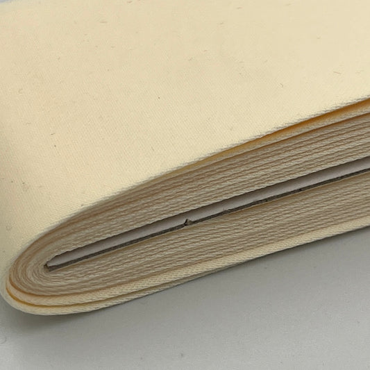 4 2/3 Yards Ivory Satin Blanket Binding, 2 ½" Wide
