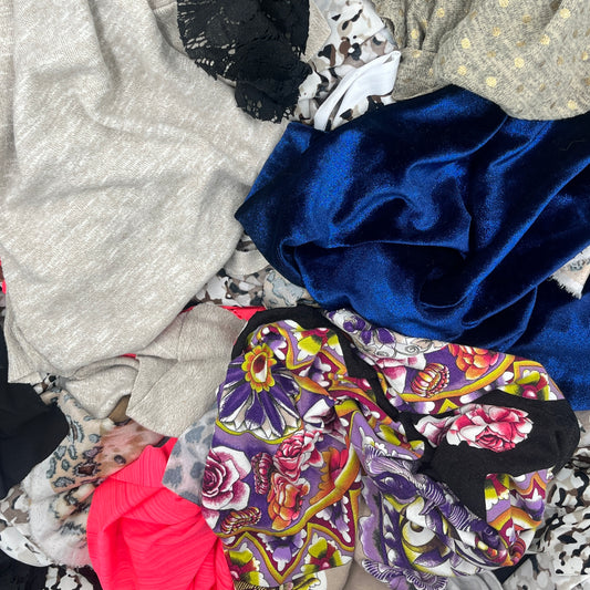 10+ lb Bundle of Knits (remnants, yardage & scraps)