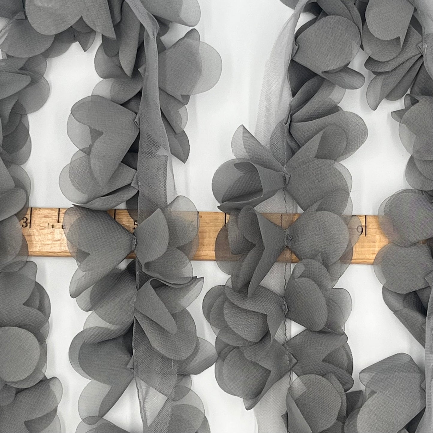 1 1/2 Yards Grey Trim