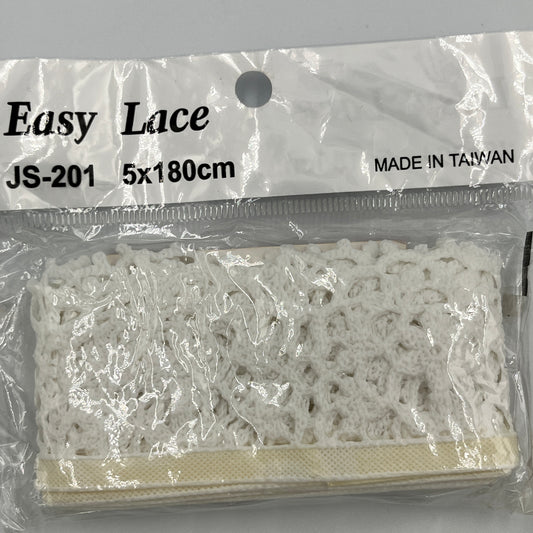Easy Lace, Stick-On Lace Trim for Decor