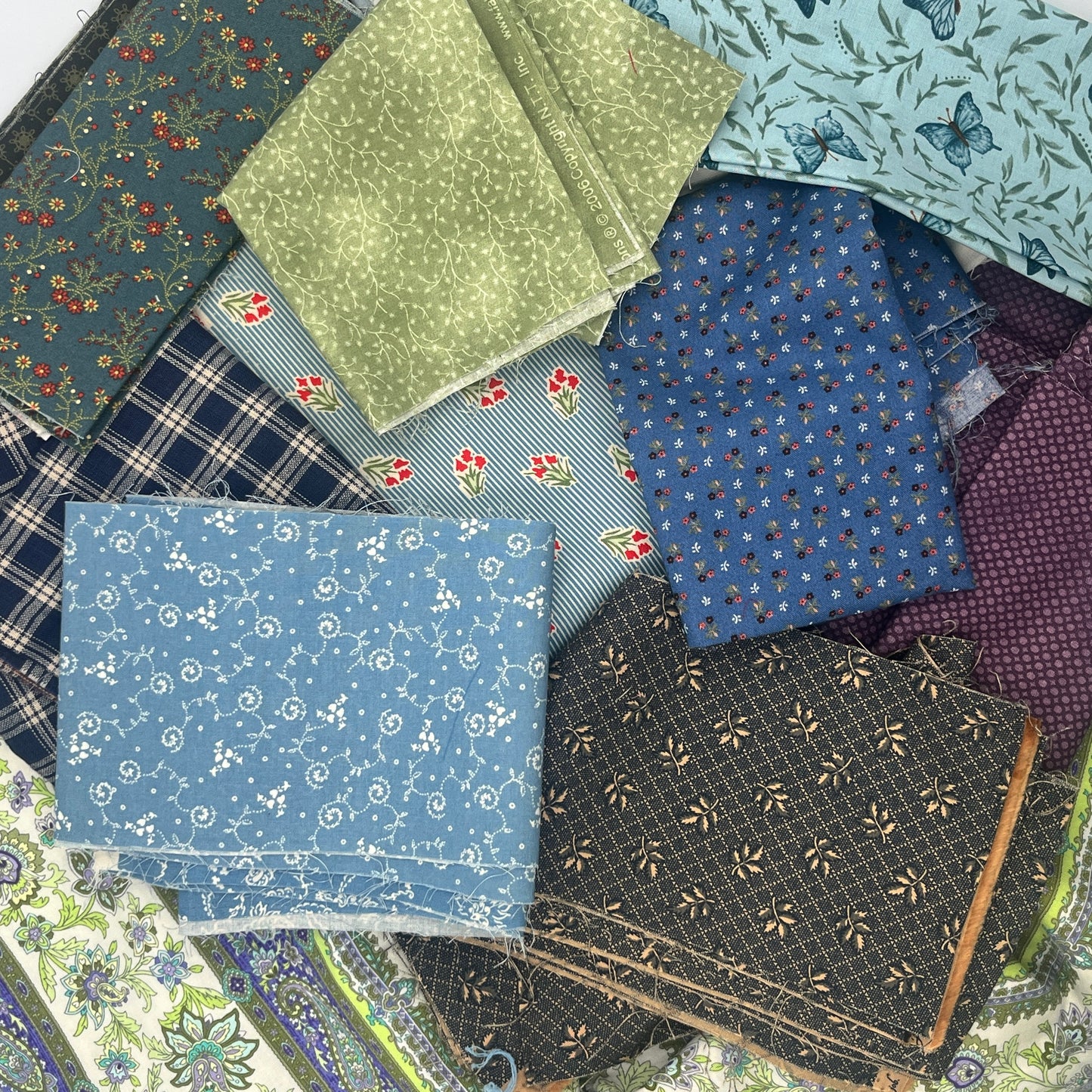 Scrap Bundle: Blue, Green & Purple Garden – 20oz