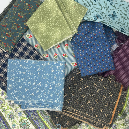 Scrap Bundle: Blue, Green & Purple Garden – 20oz
