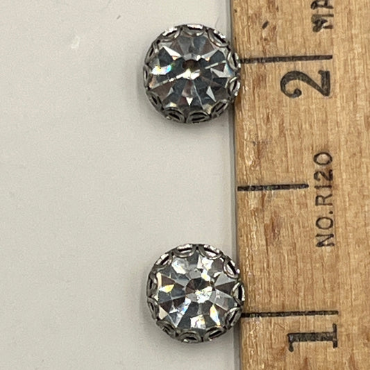 Four, 1/4 Inch Glass Buttons