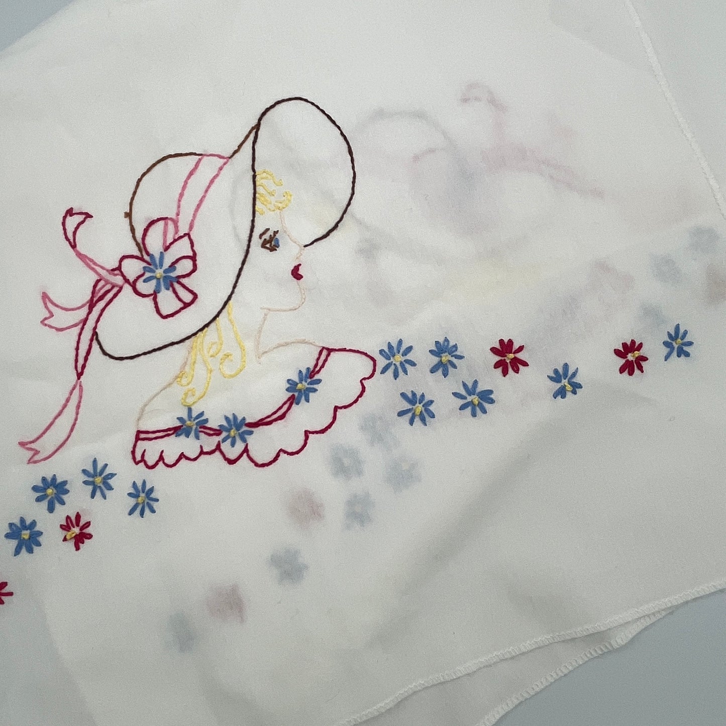 Embroidered Bureau Scarf