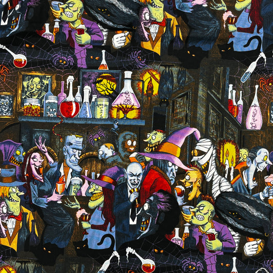 2/3 Yard Alexander Henry "Happy Hour" Prremium Quilting Cotton