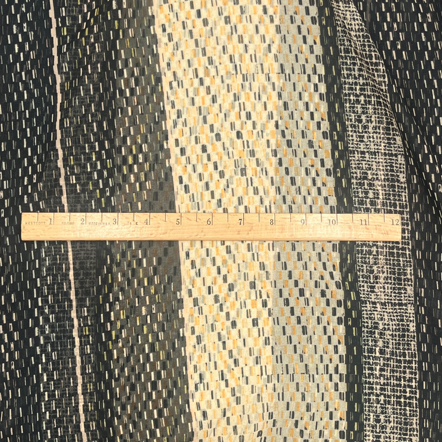 2 Yards Sheer Polyester, Designer Deadstock