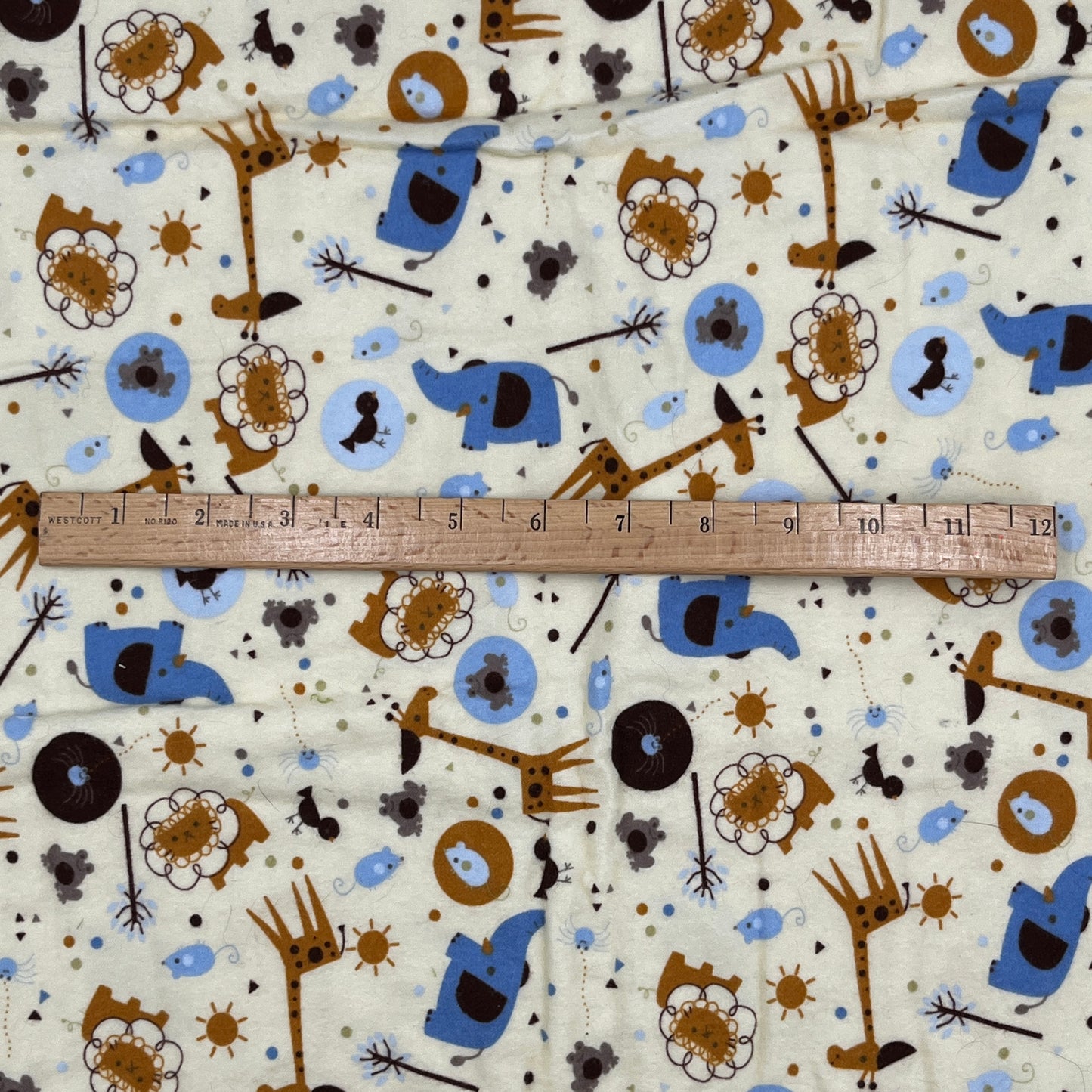 1 Yard "In the Wild" Cotton Flannel