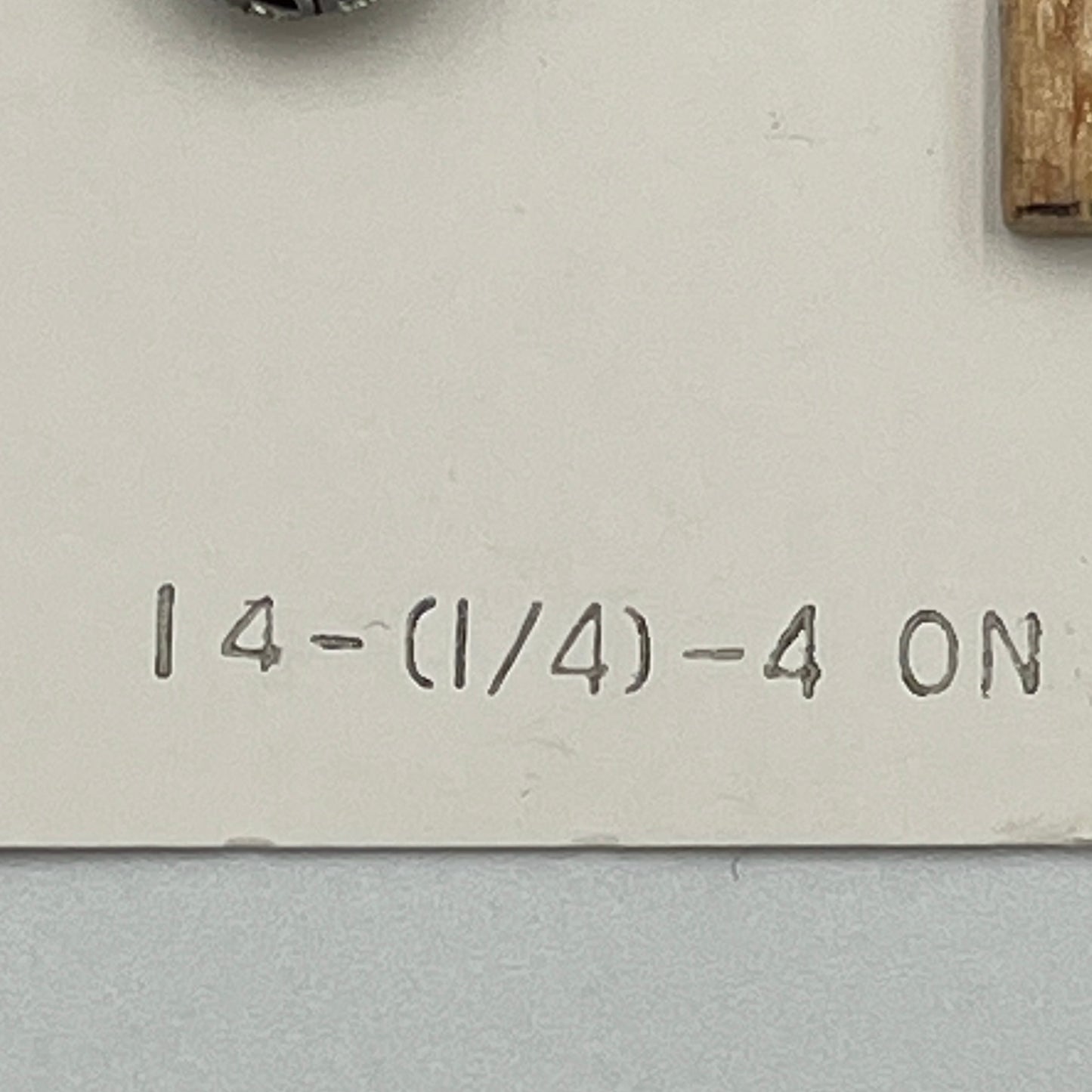 Four, 1/4 Inch Glass Buttons