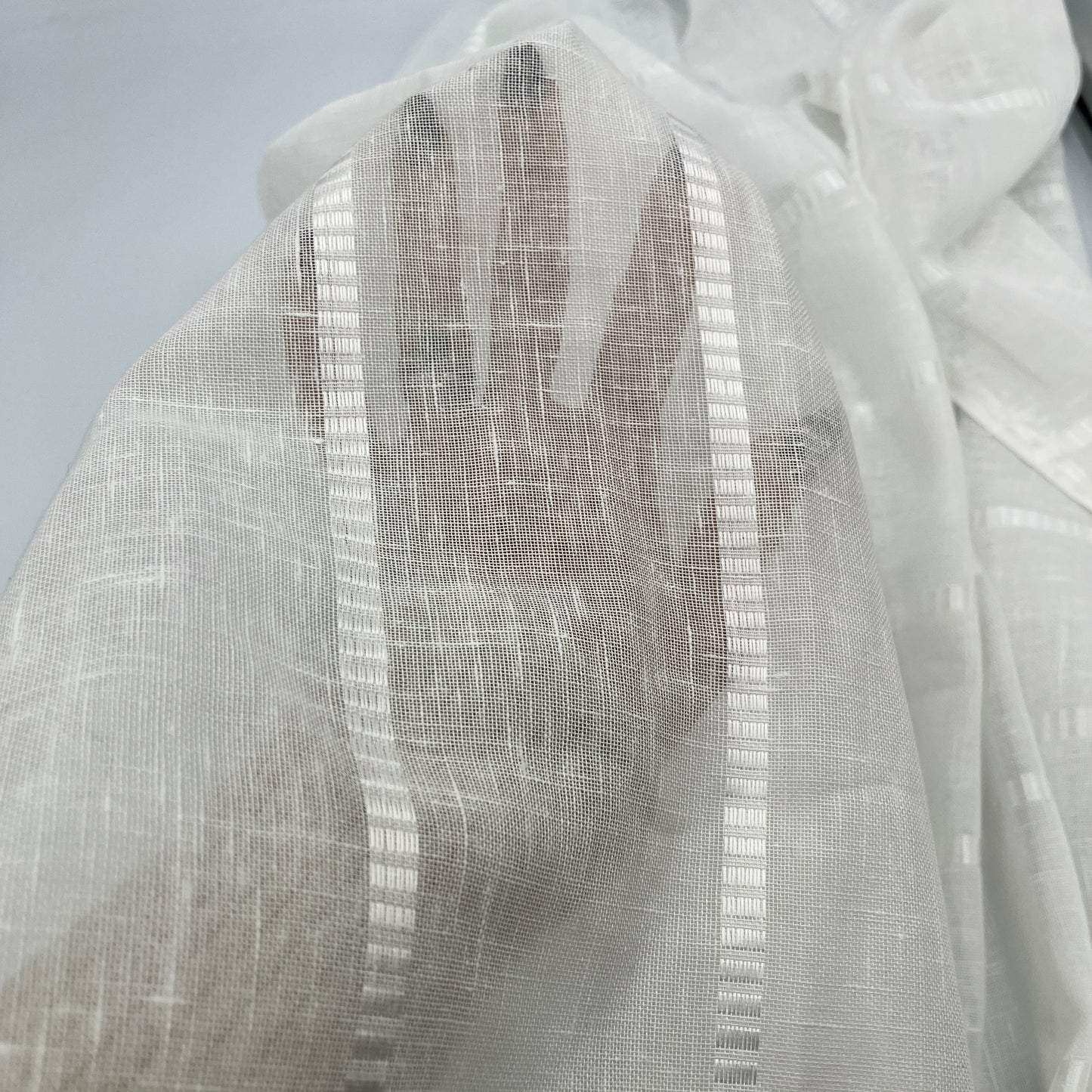 WIDE 2 Yards White Home Decor Cotton Linen 120 Inches Wide