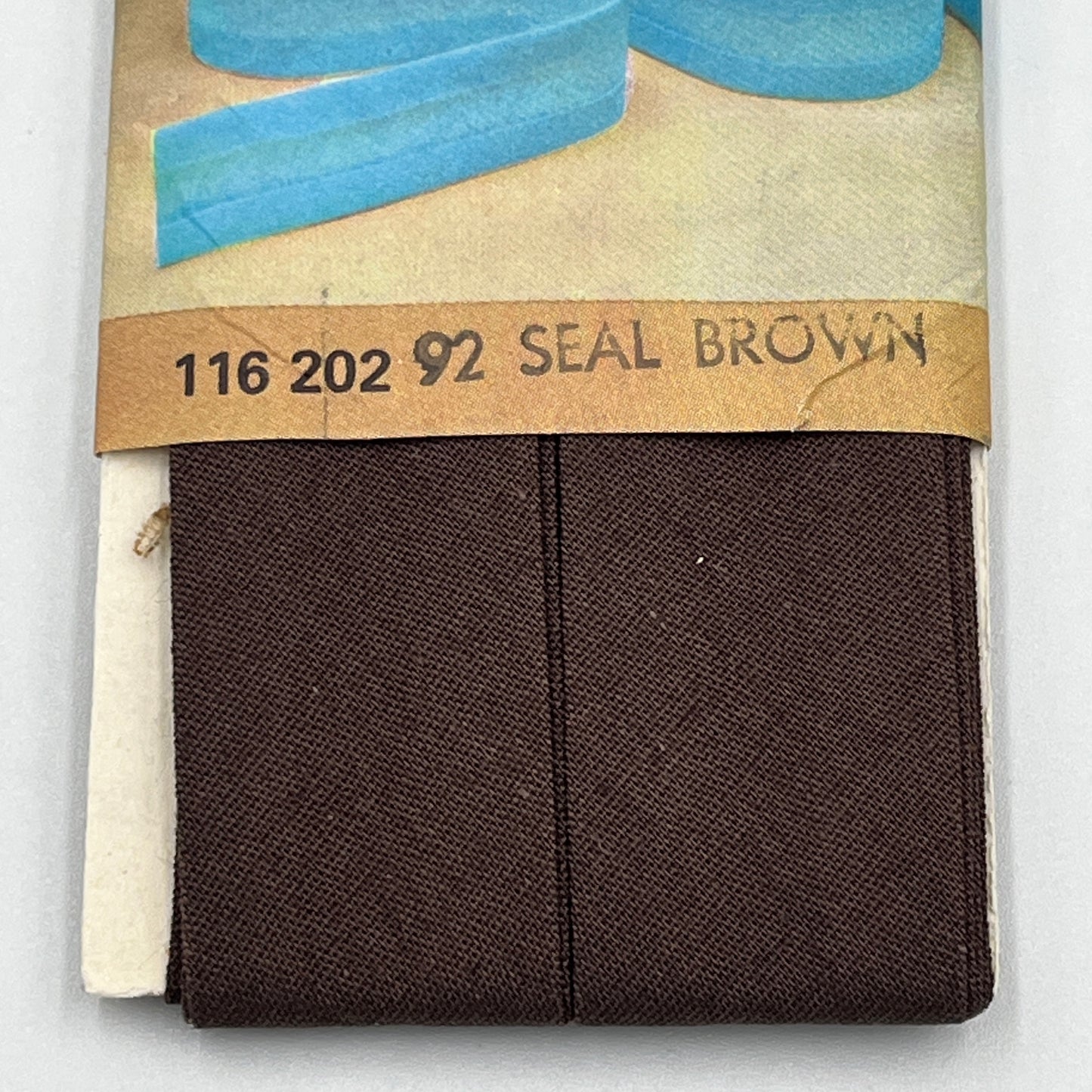 Wright's Wide Bias Tape Package, 3 Yards, Seal Brown