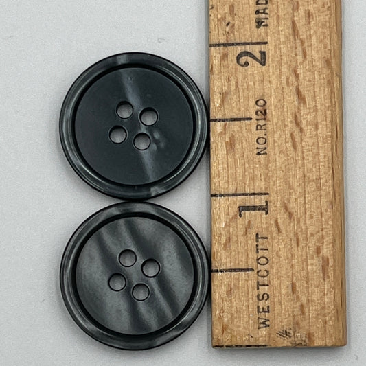 Three, 1 Inch Vintage Buttons