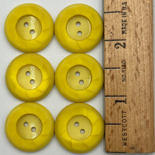 Six, 1 Inch Vintage Buttons