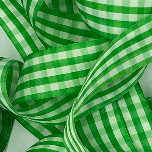 3 Yards, 1 Inch Wide Gingham Ribbon