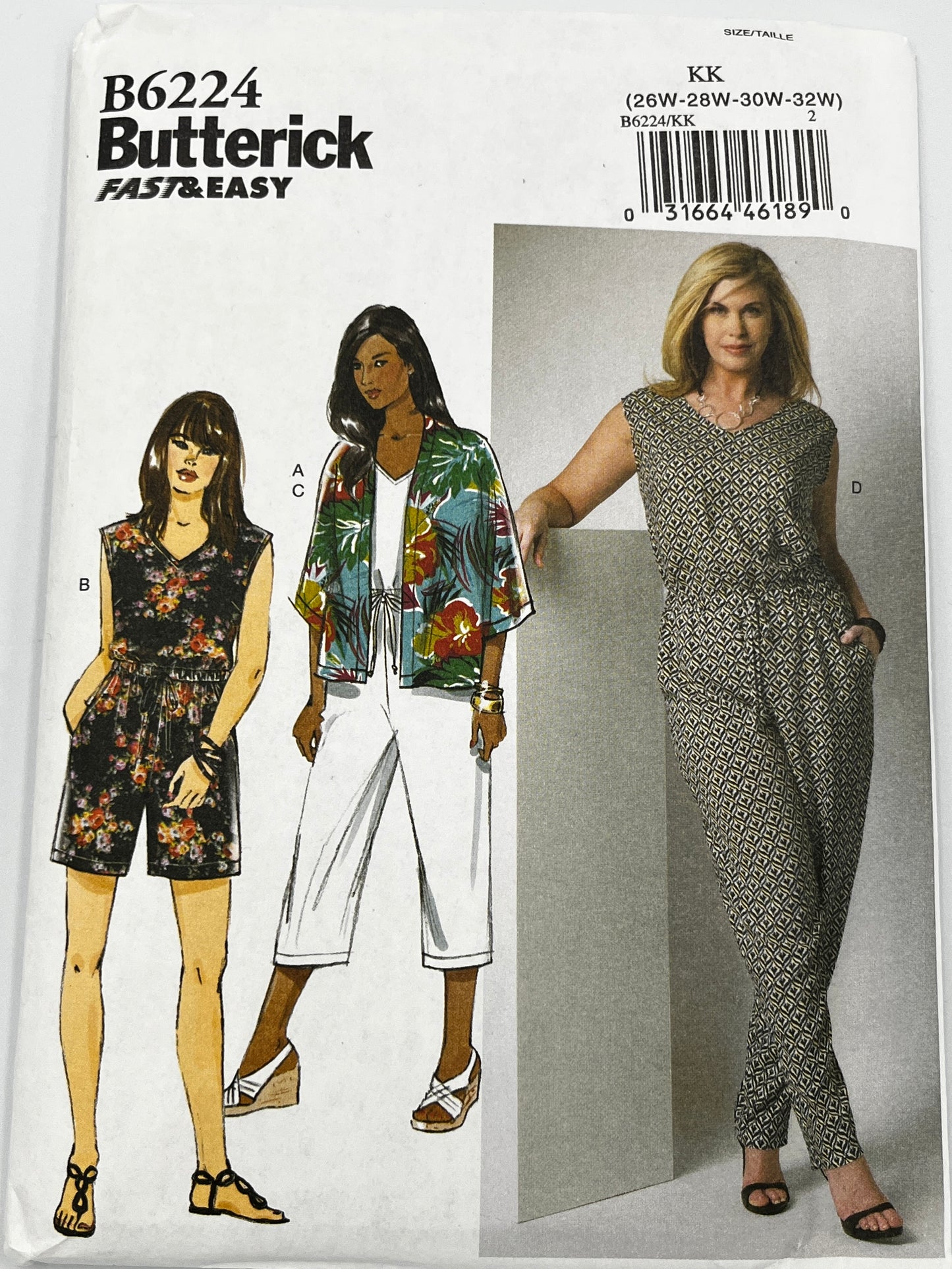 Butterick 6224, Uncut Pattern